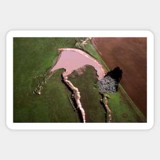 Benalla Landscape : aerial photograph Sticker